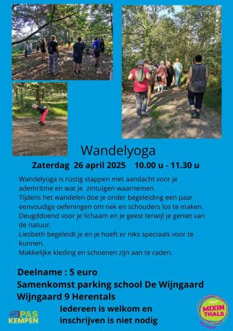 Wandelyoga / organisatie Femma Mixinthals © Femma Mixinthals