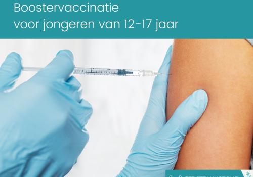 Boostervaccin voor 12- tot 17-jarige