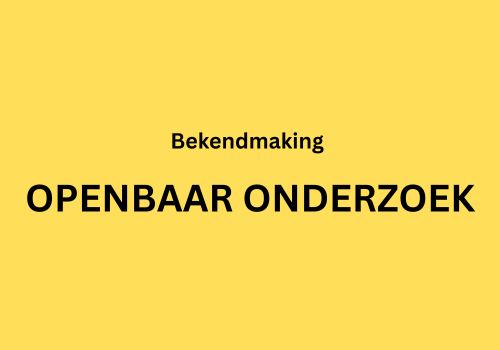 Openbaar onderzoek