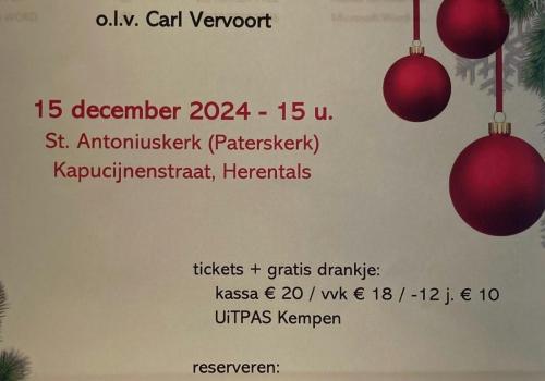 "ADESTE FIDELES" - "WIJ KOMEN TESAMEN" - KERSTCONCERT Franciscuskoor met kamerorkest! © Mieke Wouters