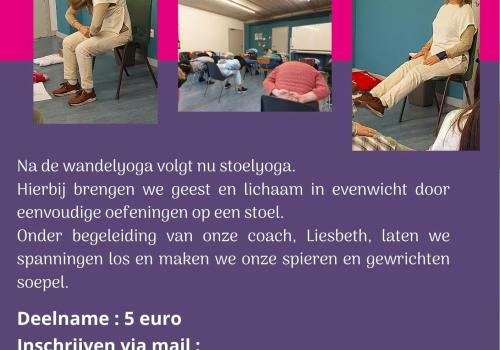 Stoelyoga / organisatie Femma Mixinthals © mixinthals