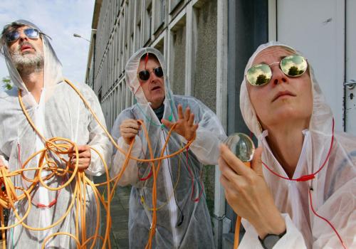 Peter Holvoet-Hanssen, Mauro Pawlowski en Leen Diependaele - Goleman © Birgit Kersbergen