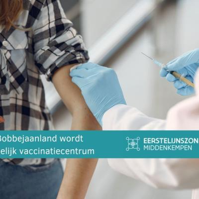 Tijdelijk vaccinatiecentrum in Bobbejaanland